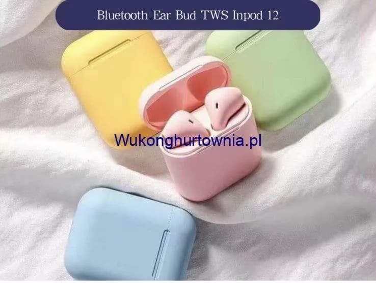 Słuchawki bezprzewodowe inPods 12 Bluetooth 5.0 Mix Kolorów 12szt