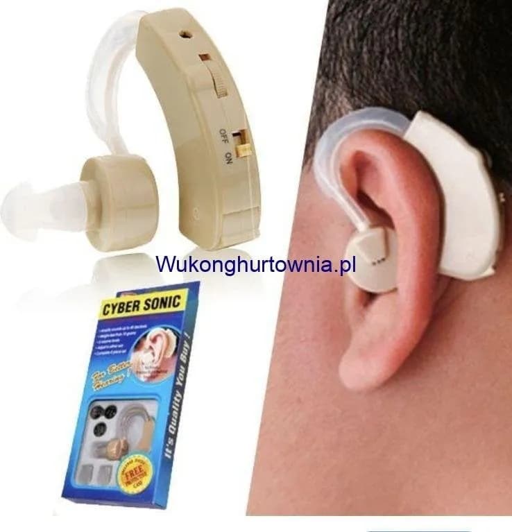 Aparat Słuchowy Cyber Sonic dla Osób Niedosłyszących, Beżowy