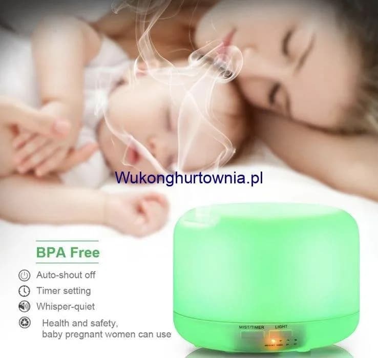 Led Kolorowy Dyfuzor Zapachowy Silent Life 28dB