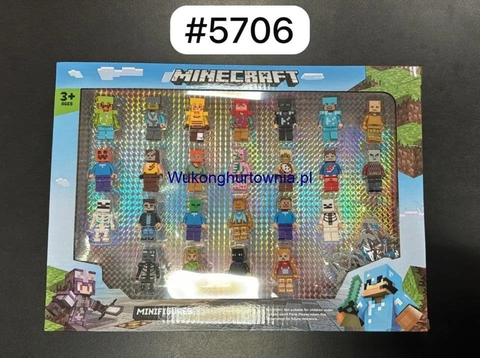Zabawki Figurki z Minecraft 24PCS