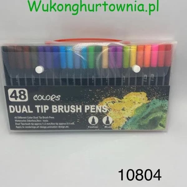 Colors Dual Tip Brush Pens 48 Colores