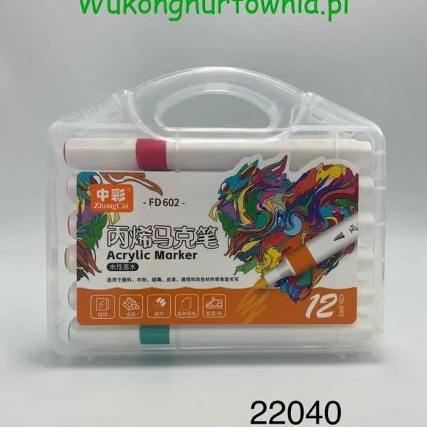 Acrylic Marker 12 Colors