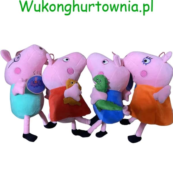 Maskotka Pluszowa 25cm Świnka Peppa Rodzina Mix Wzorów