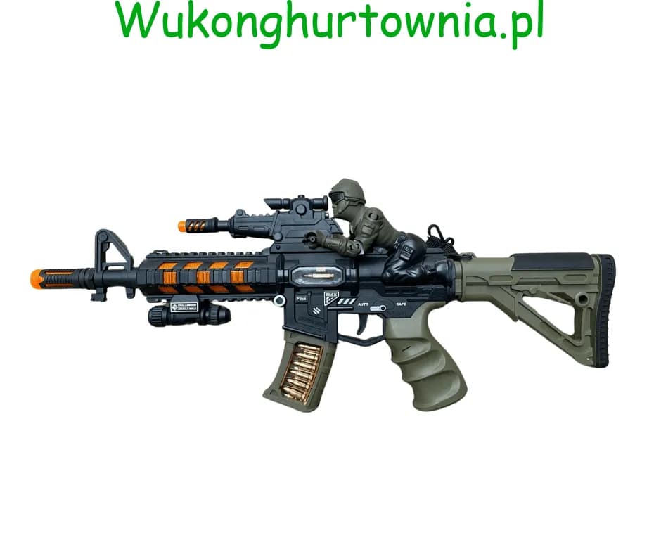 Pistolety dla Dzieci - Karabin Wojskowy z Figurką Żołnierza