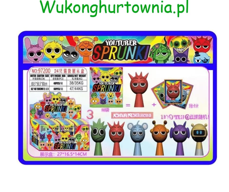 Zabawki Youtuber Sprunki