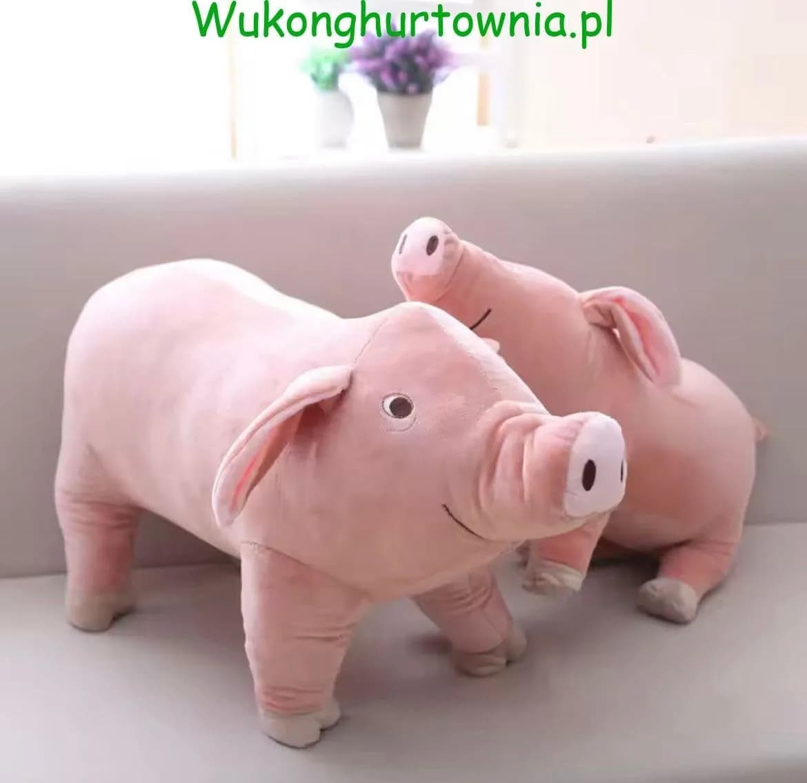 Maskotka Pluszowa Świnka Różowa 40cm