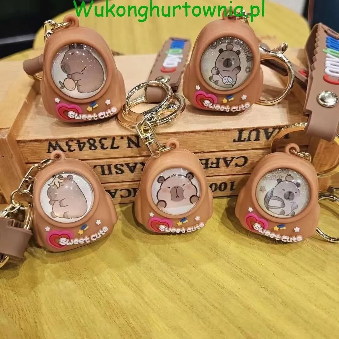 Brelok do Kluczy Kapibara Plecak Sweet Cute 12 szt.