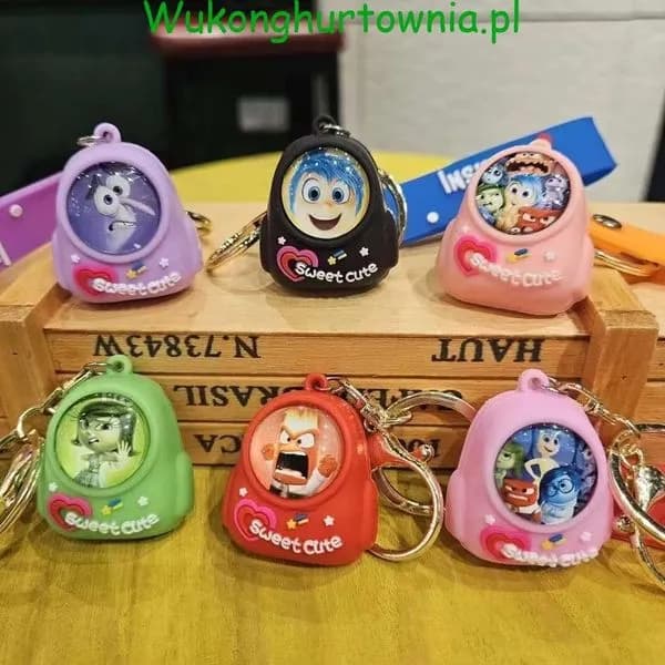 Brelok do Kluczy Plecaczek W Głowie Się Nie Mieści 12szt