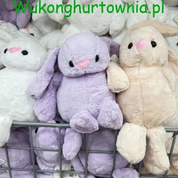 Maskotka Pluszowa Królik Mix Kolorów, 12 szt.