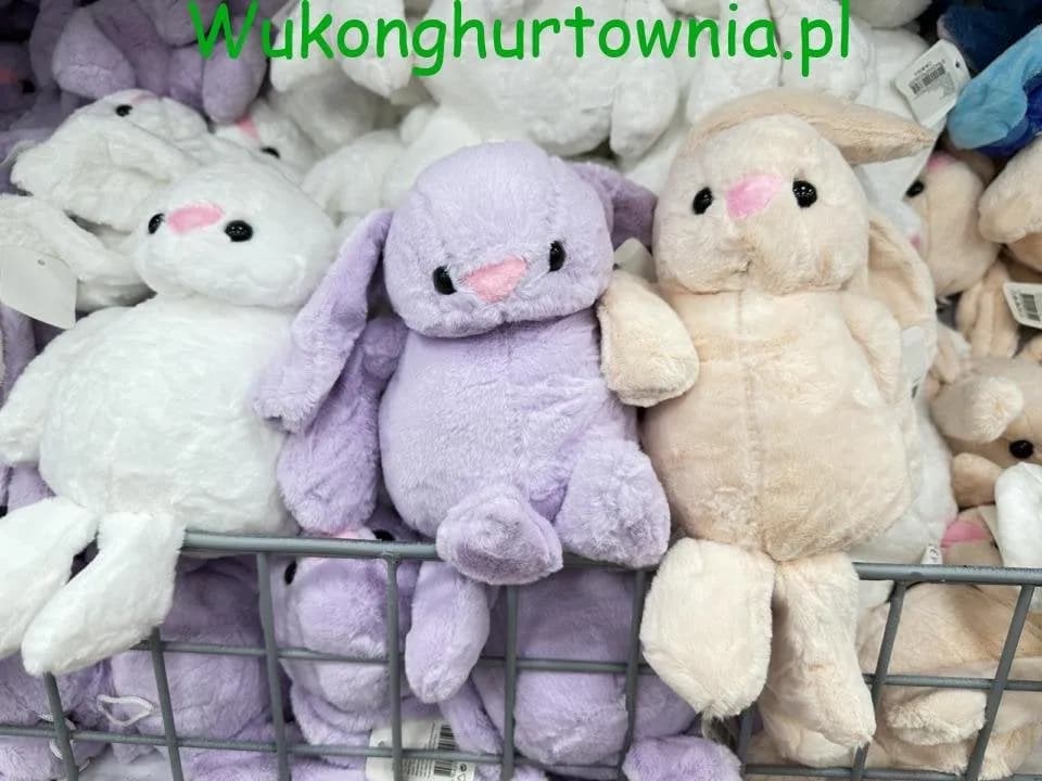 Maskotka Pluszowa Królik Mix Kolorów, 12 szt.