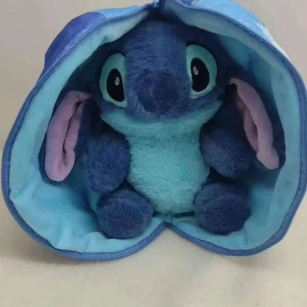 Maskotka Pluszowa Stitch 25cm w Zamykanym Jajku na Suwak