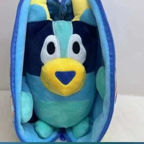 Maskotka Pluszowa Bluey w Zamykanym Etui na Zamek