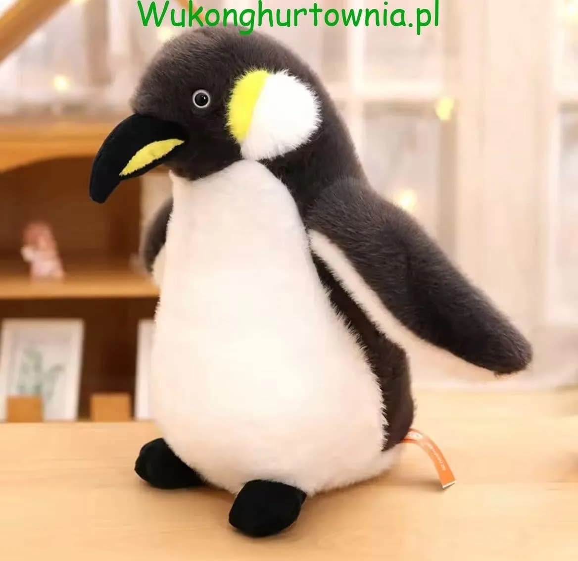 Maskotka Pluszowa Pingwin 40cm Czarno-Biały