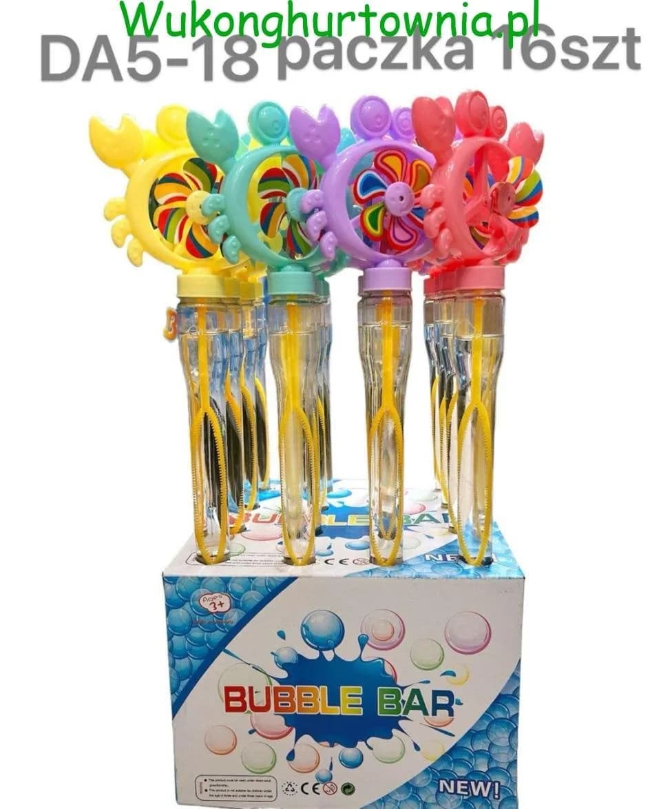 Bańki Mydlane Miecze z Wiatraczkiem Krab 16 szt.