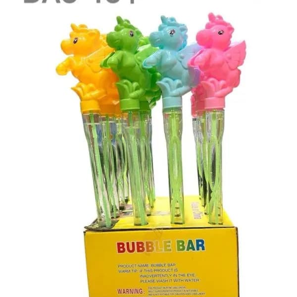 Bańki Mydlane Miecze Jednorożec 16 szt. - Mix Kolorów