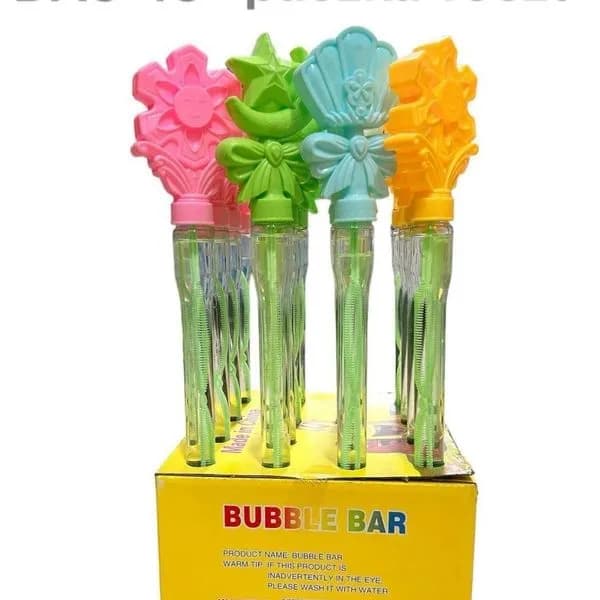 Bańki mydlane miecze Bubble Bar 16 szt. - mix wzorów i kolorów