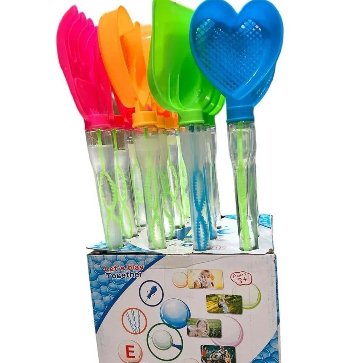 Bańki Mydlane z Łopatką i Grabkami 16 szt - Zestaw do Piasku