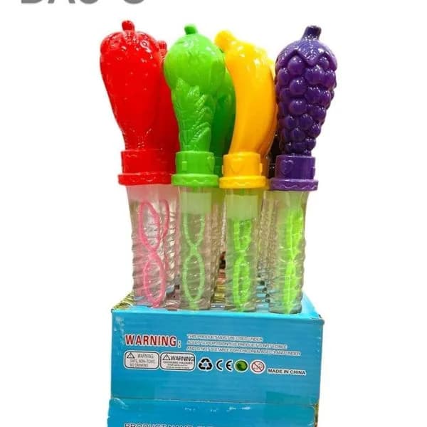 Bańki Mydlane Owoce - Zestaw 24 szt. Kolorowe Pałeczki