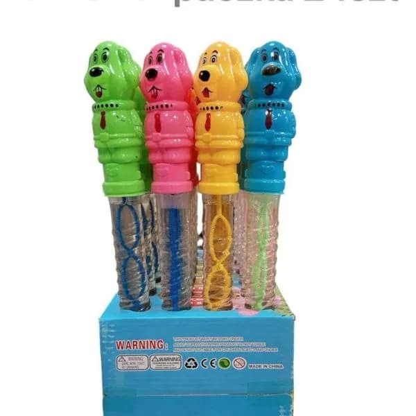 Bańki Mydlane Miecze Pieski 24 szt. - Zestaw Kolorowy