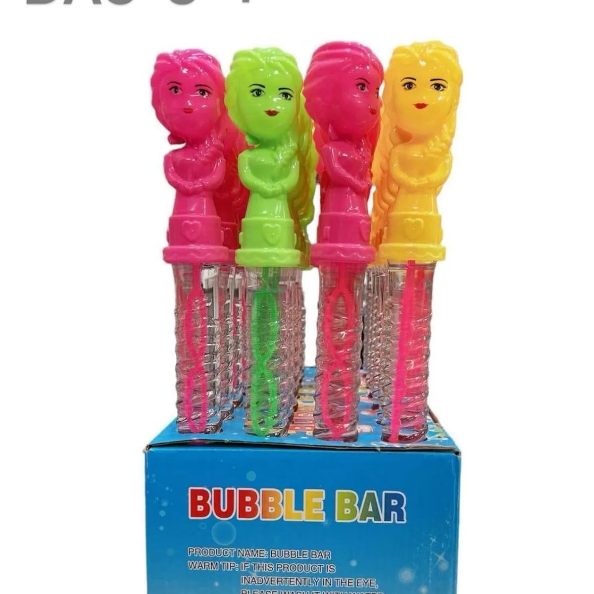 Bańki Mydlane Miecze Figurki Dziewczynki Bubble Bar 24 szt.