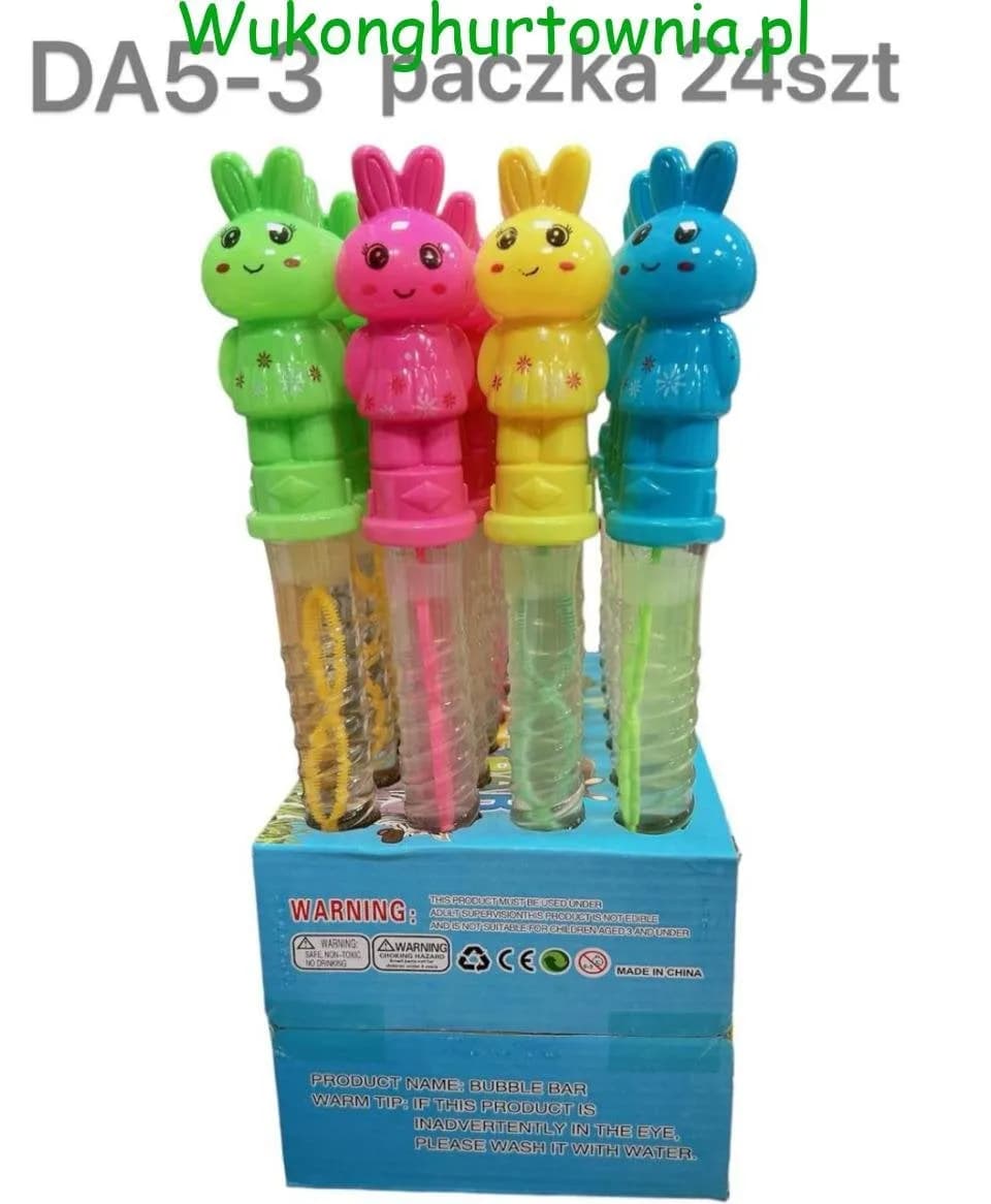 Bańki Mydlane Miecze Króliczki 24 szt. Paczka DA5-3