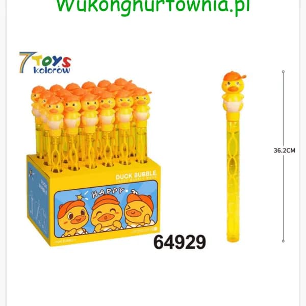 Miecz na Bańki Mydlane Kaczka 36.2cm - 18 szt.