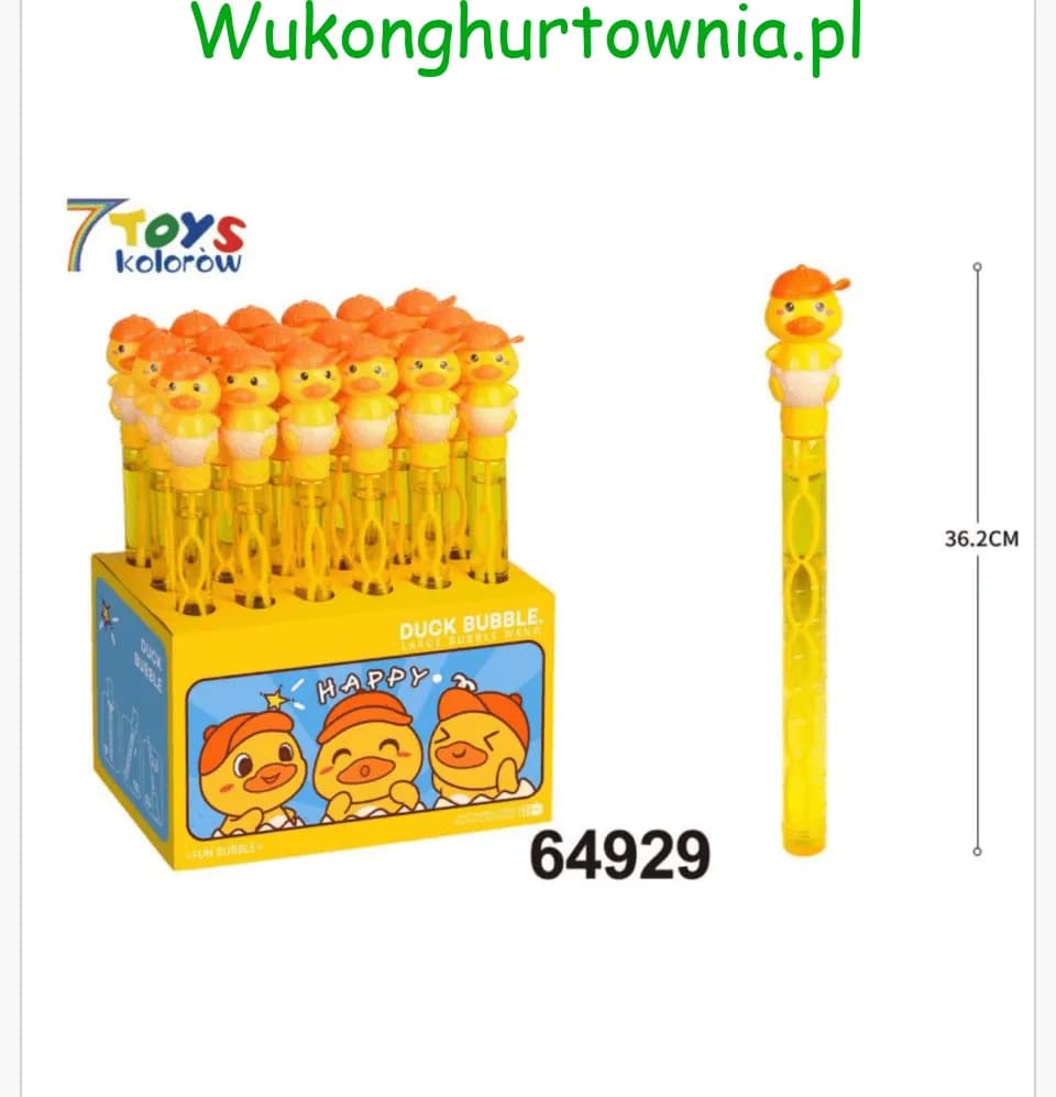 Miecz na Bańki Mydlane Kaczka 36.2cm - 18 szt.