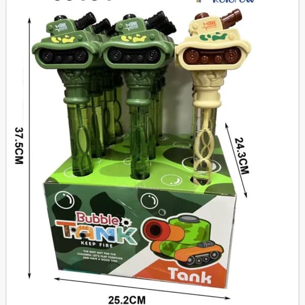 Miecz na Bańki Mydlane Czołg 37.5cm, 12 sztuk