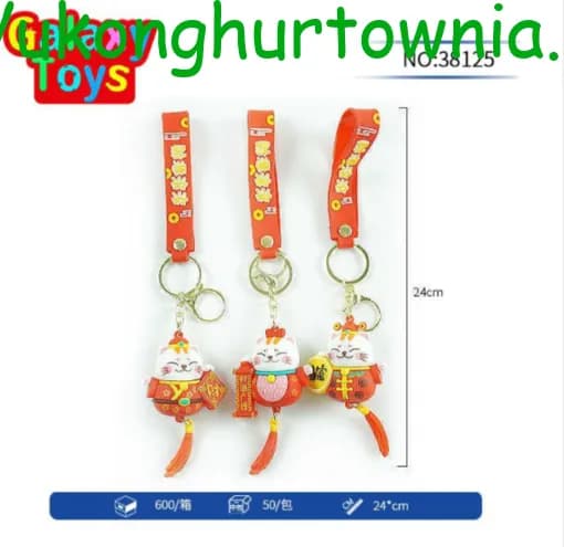 Brelok do Kluczy Kot Szczęścia Maneki-neko 24cm 20szt
