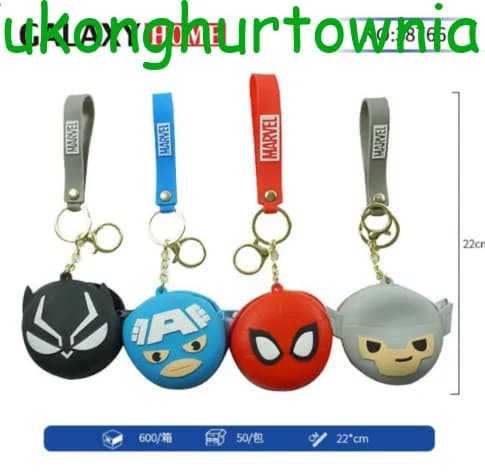 Brelok do Kluczy Marvel Silikonowe Etui 22cm 12szt