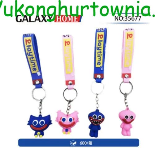 Brelok do Kluczy Silikonowy Playtime Huggy Wuggy 24szt