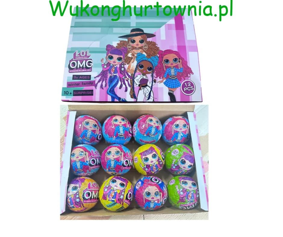 Zabawka Lalek LOL OMG Surprise Kula Niespodzianka 12szt