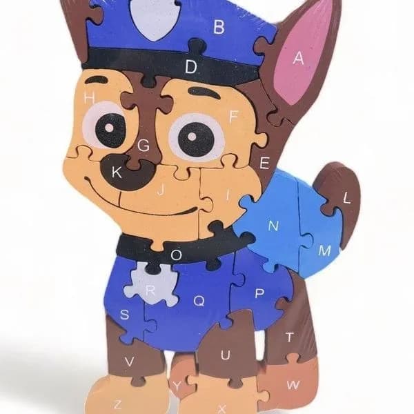 Zabawka Drewniana Puzzle Paw Patrol