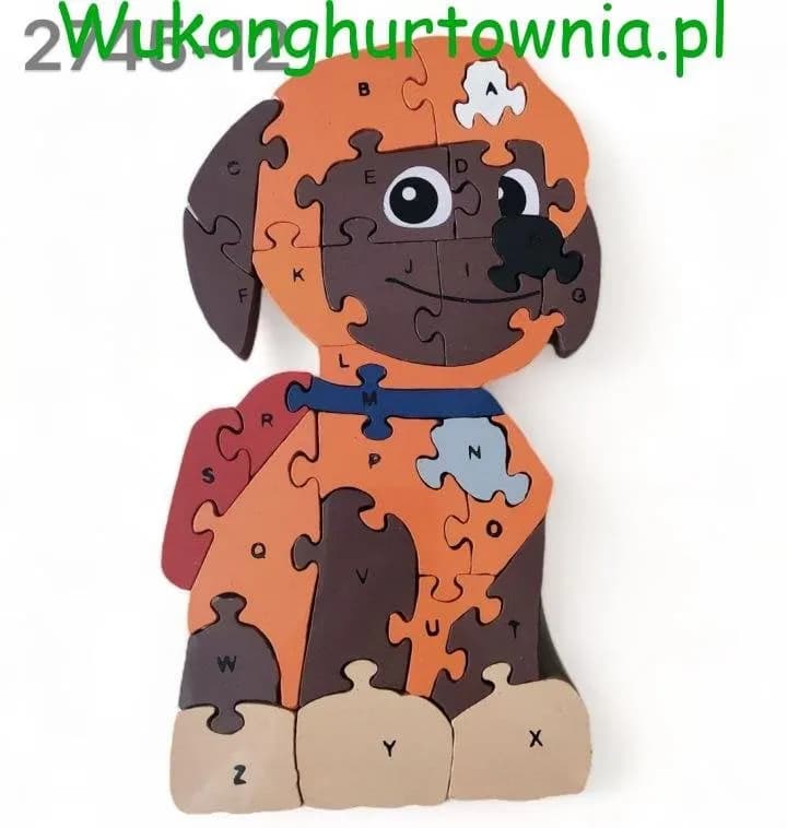 Zabawka Drewniana Puzzle Paw Patrol