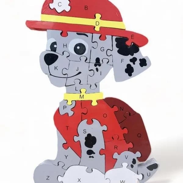 Zabawka Drewniana Puzzle Paw Patrol