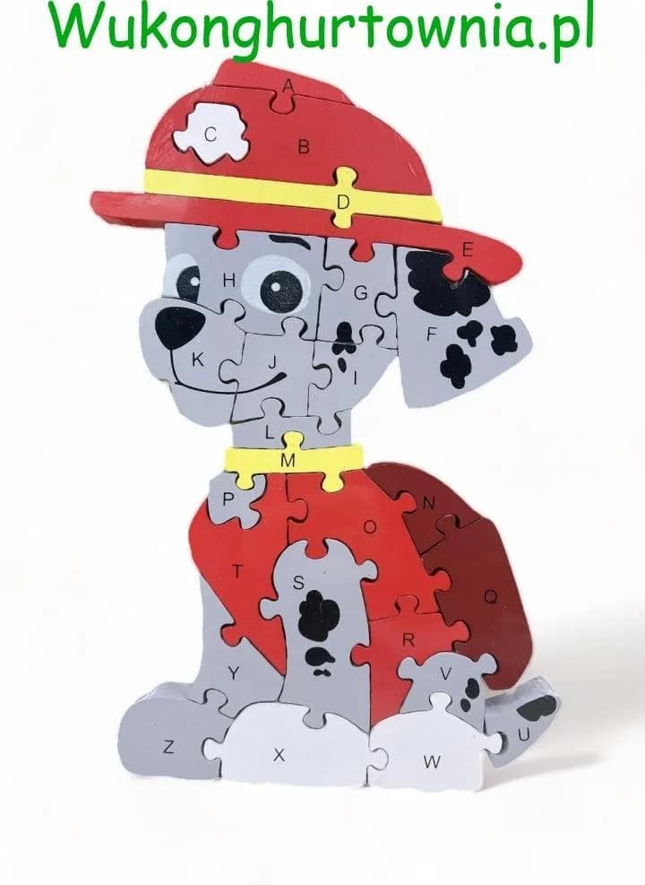 Zabawka Drewniana Puzzle Paw Patrol