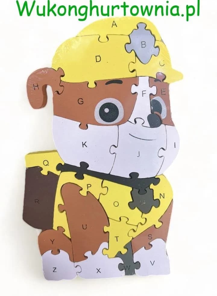 Zabawka Drewniana Puzzle Paw Patrol