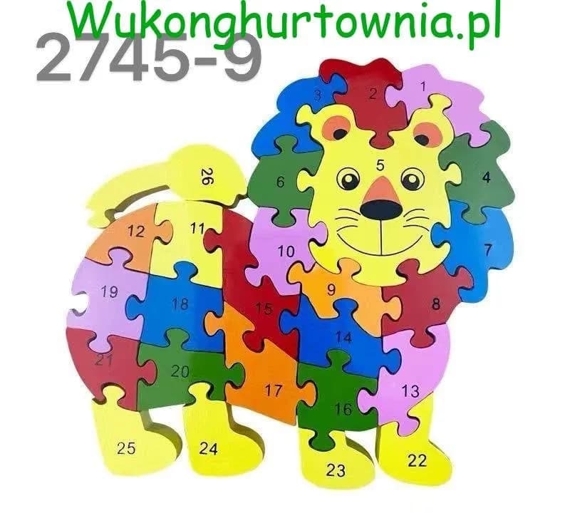 Zabawka Drewniana Puzzle