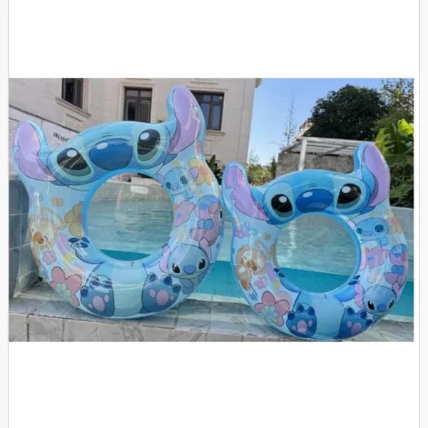 Dmuchane Koło do Pływania 70cm Stitch z Uszami
