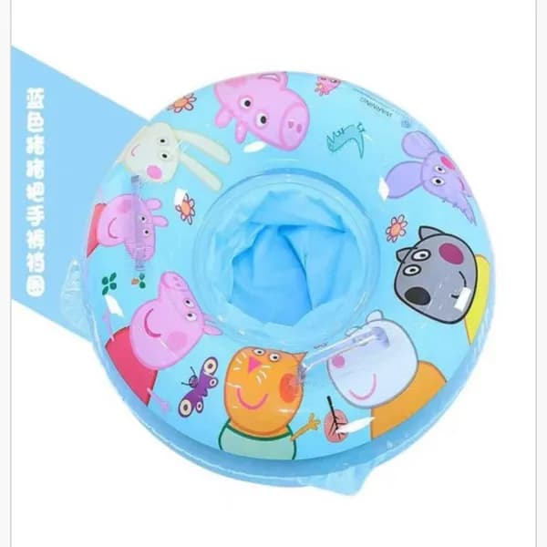 Koło do Pływania 70cm z Siedziskiem i Uchwytami Świnka Peppa