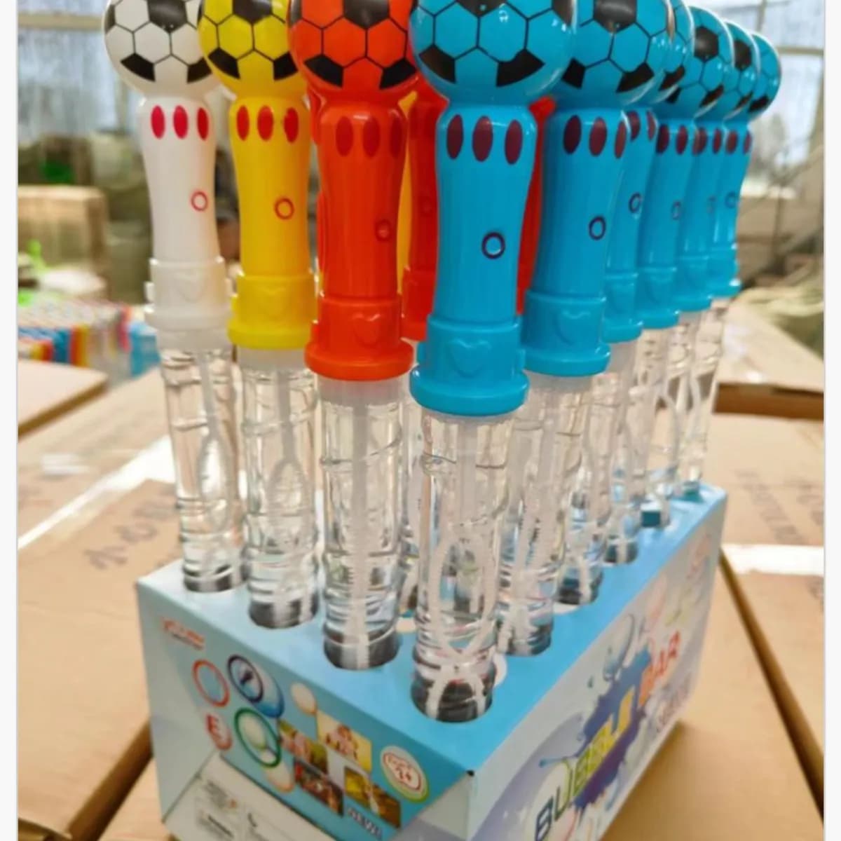 Miecz na Bańki Mydlane Piłka Nożna, Zestaw 24 szt.