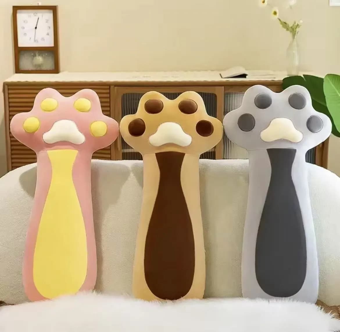 Maskotka Pluszowa Łapa Kota 50cm - Mix Kolorów