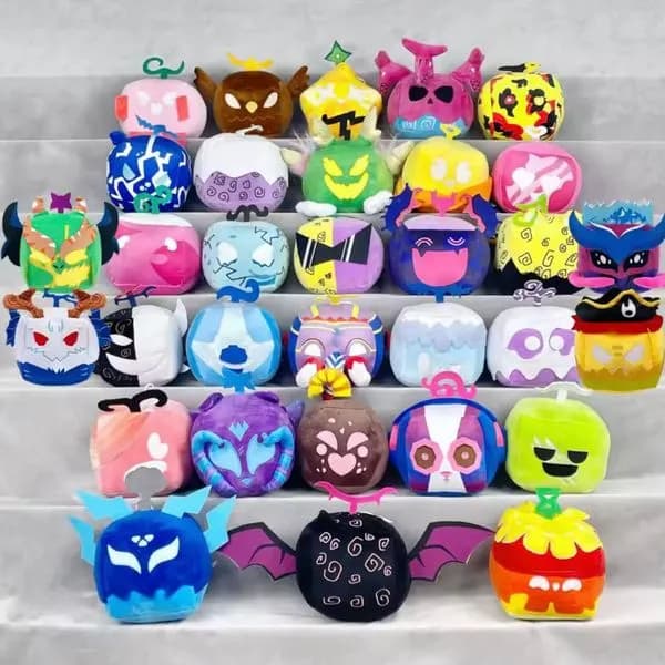 Maskotka Pluszowa 20cm Kwadratowy Owoc Blox Fruits Mix Wzorów