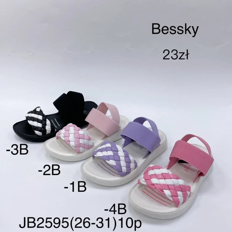Sandały dziecięce Bessky plecione, rozmiary 26-31