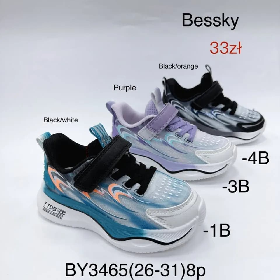 TRAMPKI DZIECIĘCE Bessky BY3465 rozmiary 26-31 na rzepy