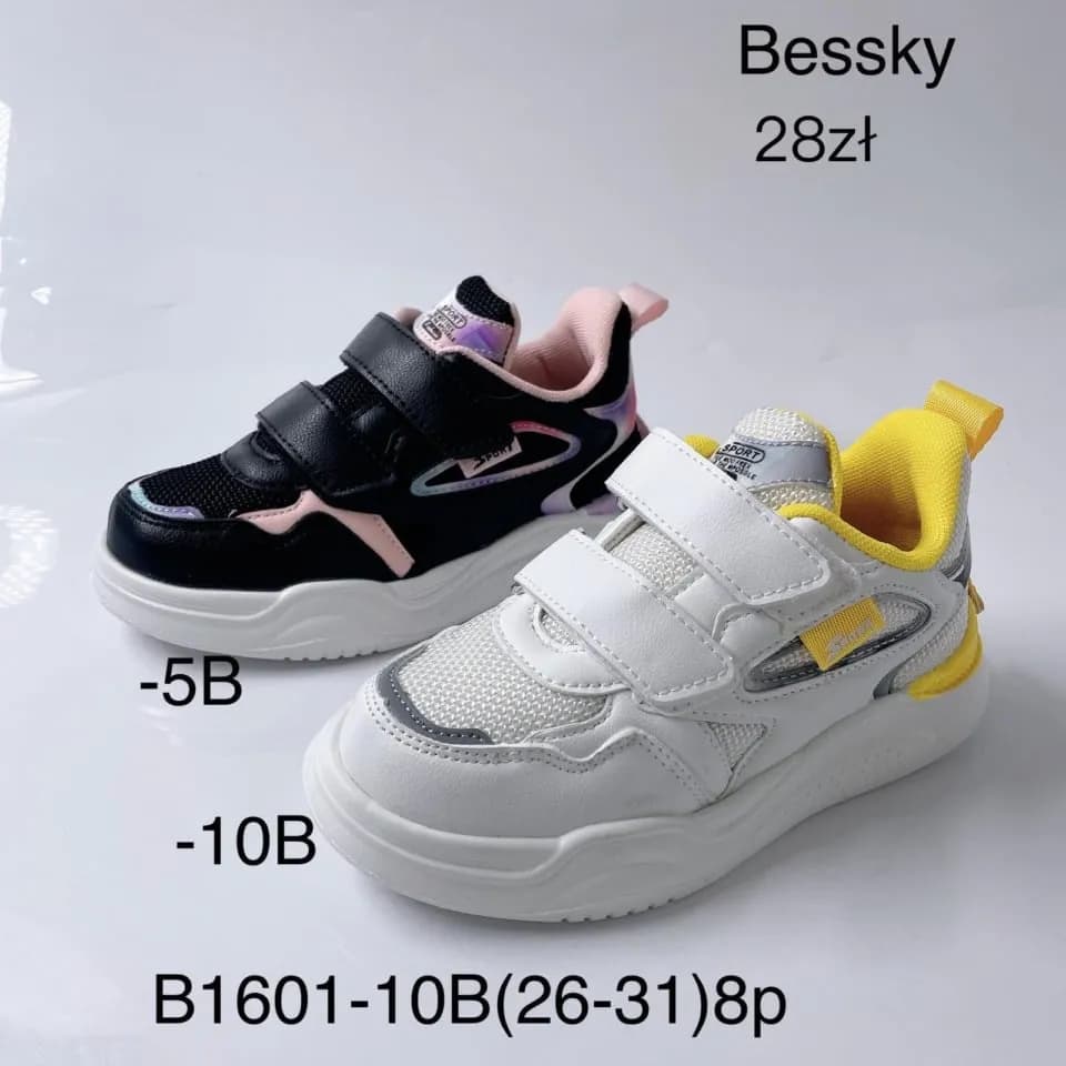 TRAMPKI DZIECIĘCE Bessky rozmiary 26-31 sportowe na rzepy