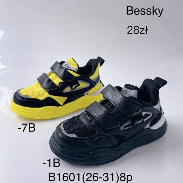 TRAMPKI DZIECIĘCE BESSKY B1601 ROZMIAR 26-31 NA RZEPY