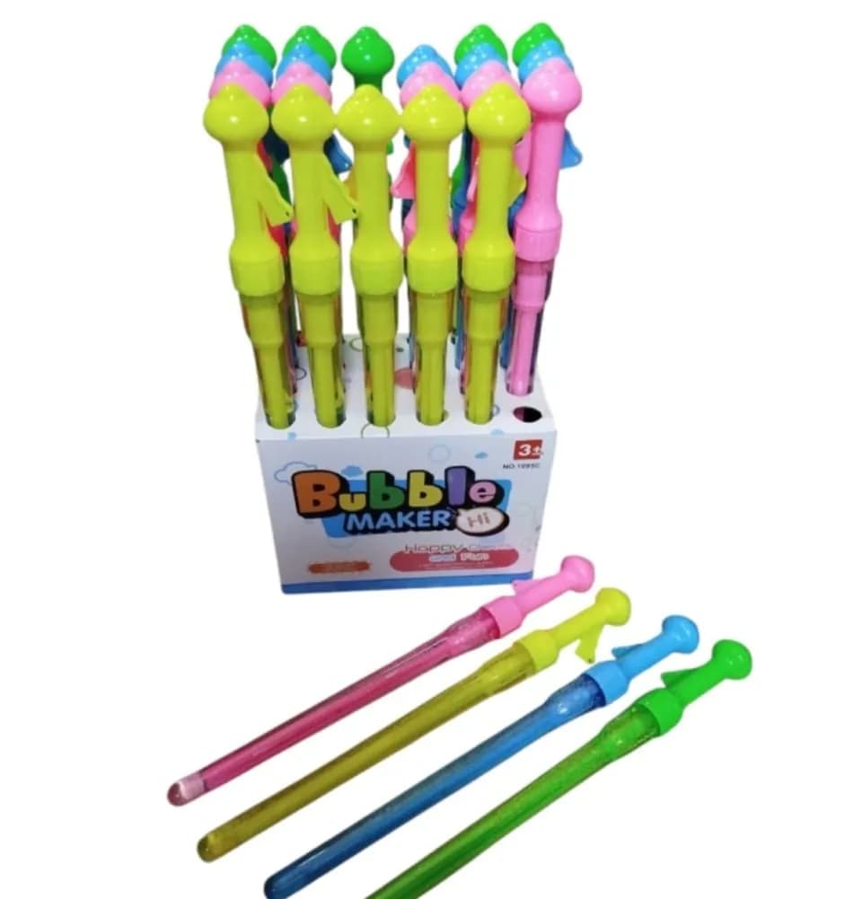 Miecz na Bańki Mydlane Kolorowy 24 szt. Display Bubble Maker