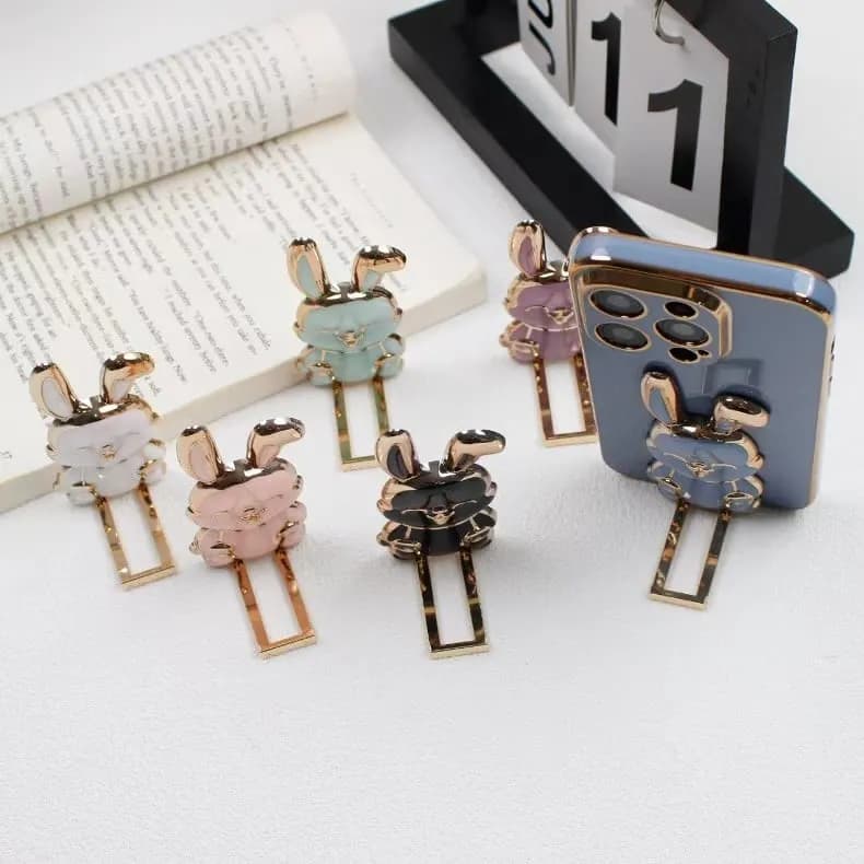 Uchwyt do telefonu Królik z podstawką, mix kolorów, 50 szt.