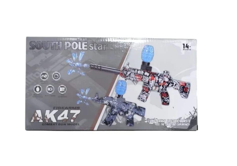 Pistolety na Kulki Żelowe AK47 South Pole Star, Automat 6 szt.